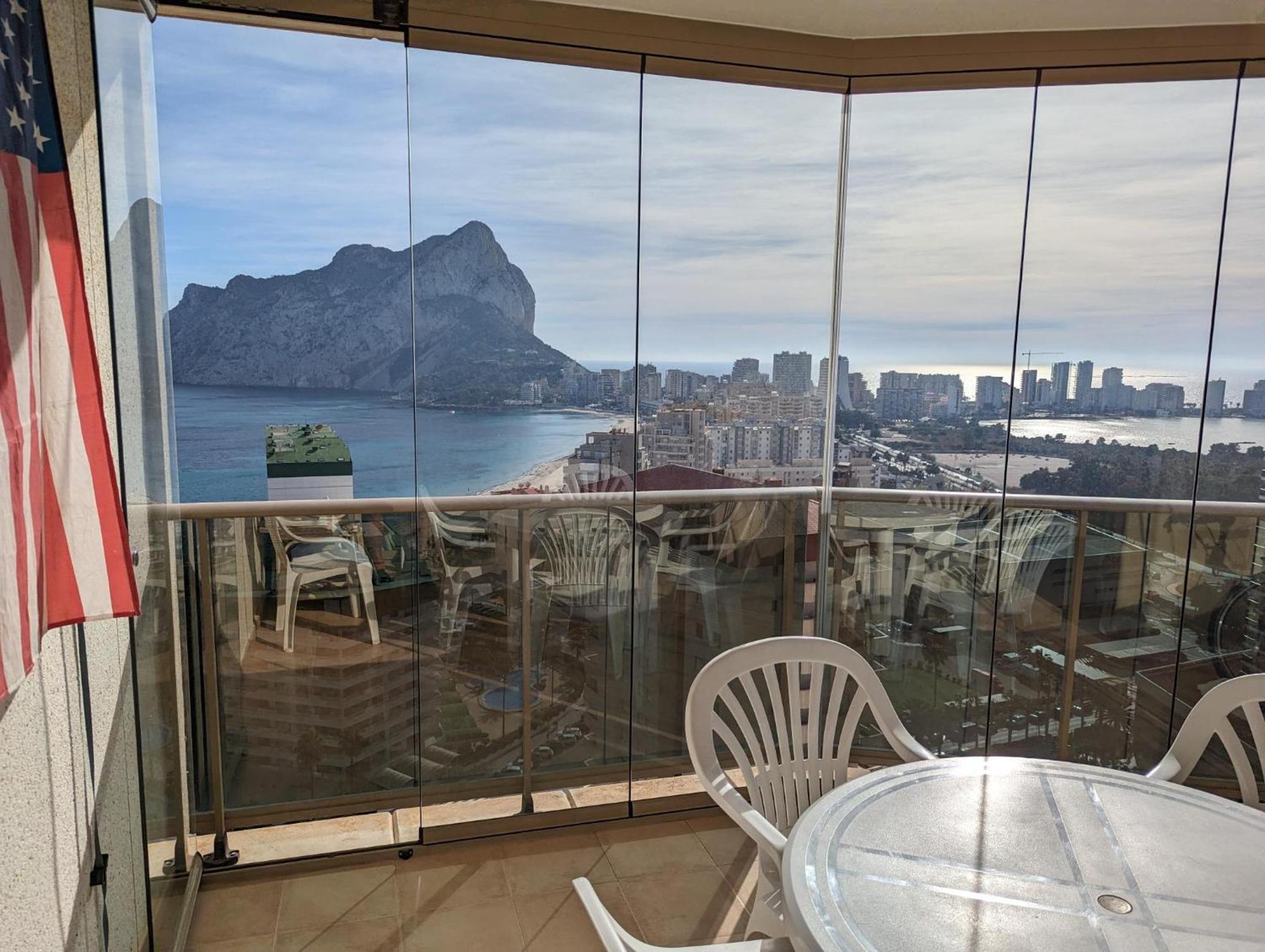 100 M From Fossa Beach In Calpe Eksteriør billede