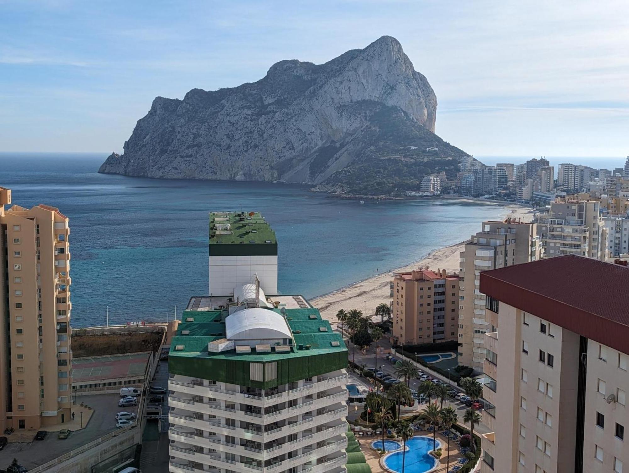 100 M From Fossa Beach In Calpe Eksteriør billede