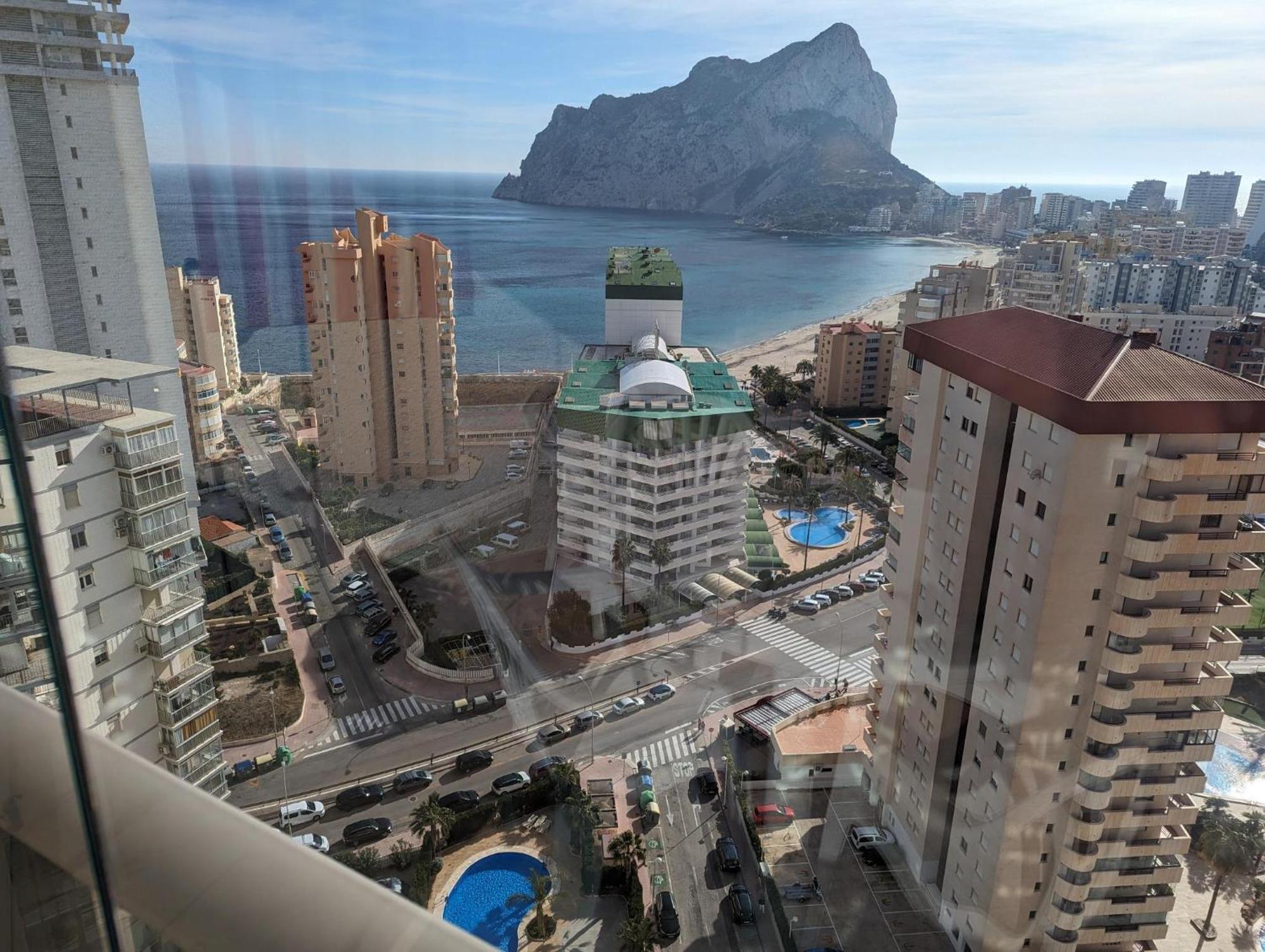 100 M From Fossa Beach In Calpe Eksteriør billede